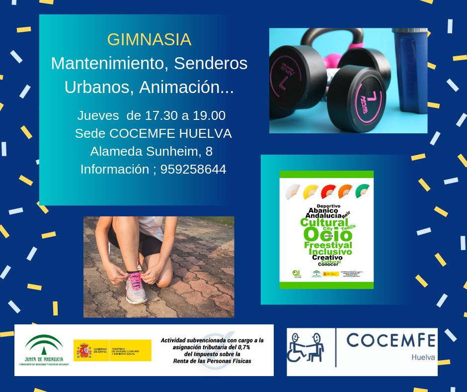Cocemfe Huelva actividades Programa On! segunda semana de junio