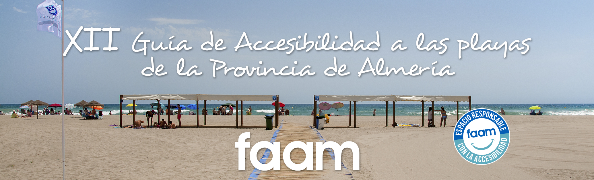 FAAM presenta la XII Guía de Accesibilidad a las playas de Almería.