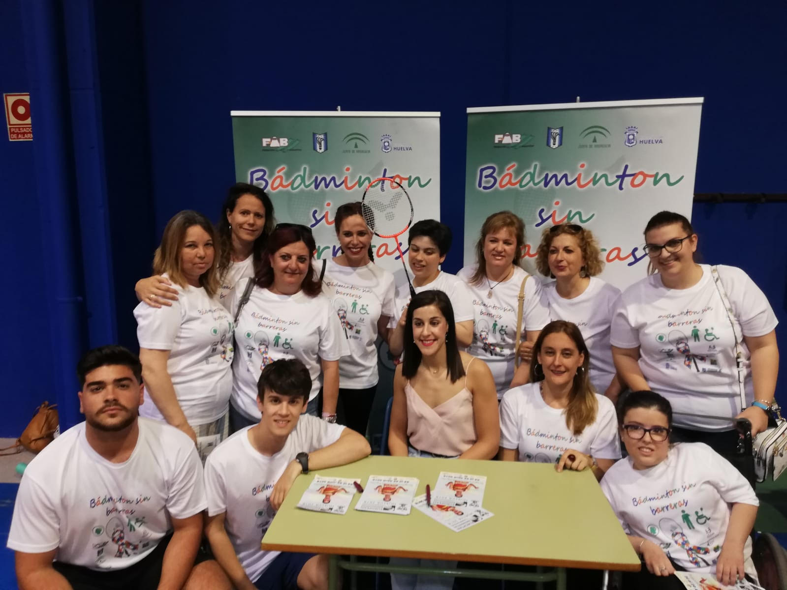 Actividades Cocemfe Huelva. Badminton junto a Carolina Marín