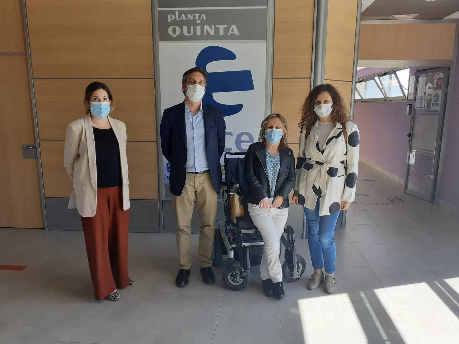Jaén Inclusiva acude a las instalaciones de CLCE