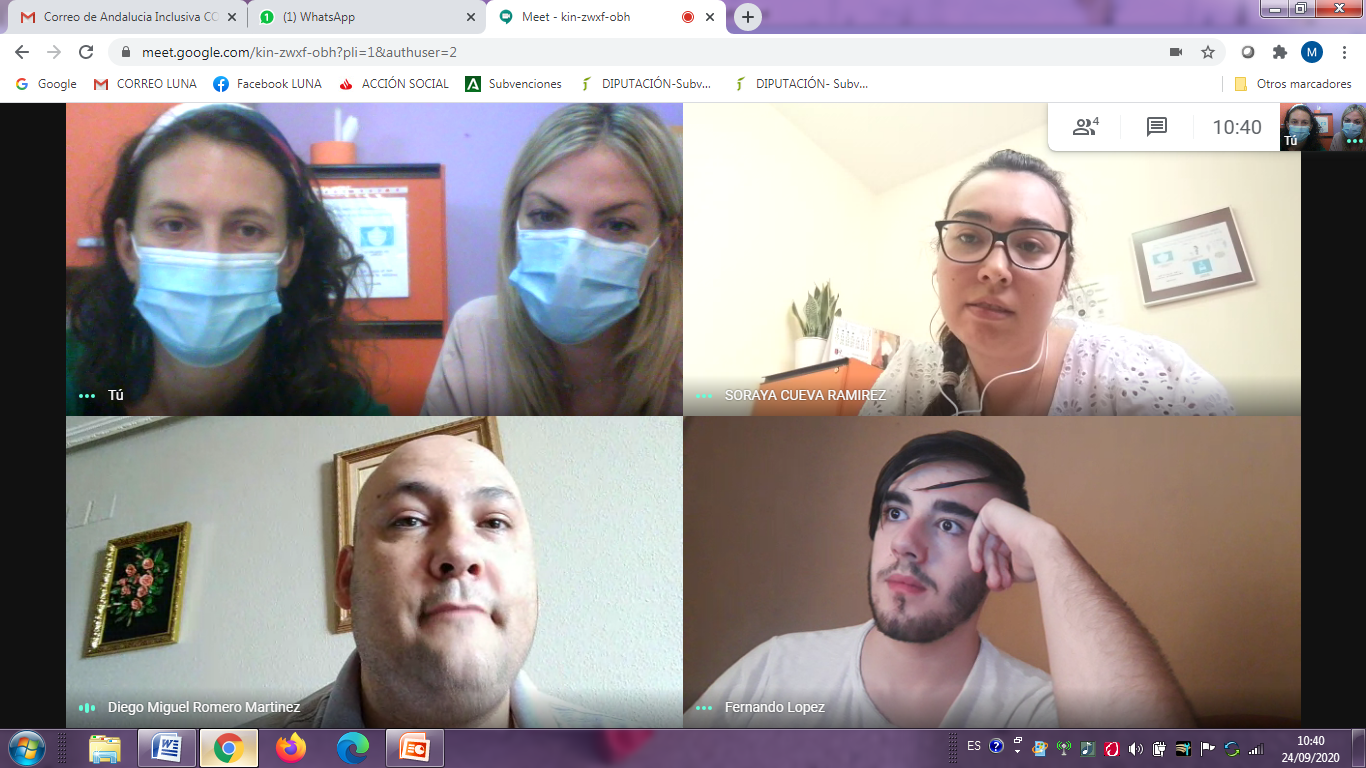 Sesión grupal Jaén Inclusiva Activa-T