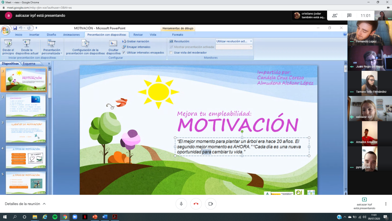 Sesión Activa-T: Motivación. 9 de Julio Jaén Inclusiva