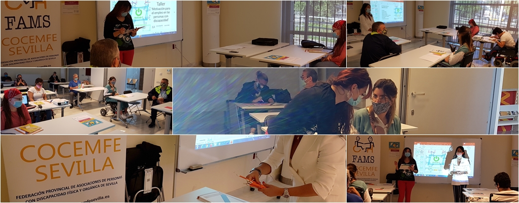 COCEMFE Sevilla imparte en Sevilla un taller de motivación para personas con discapacidad