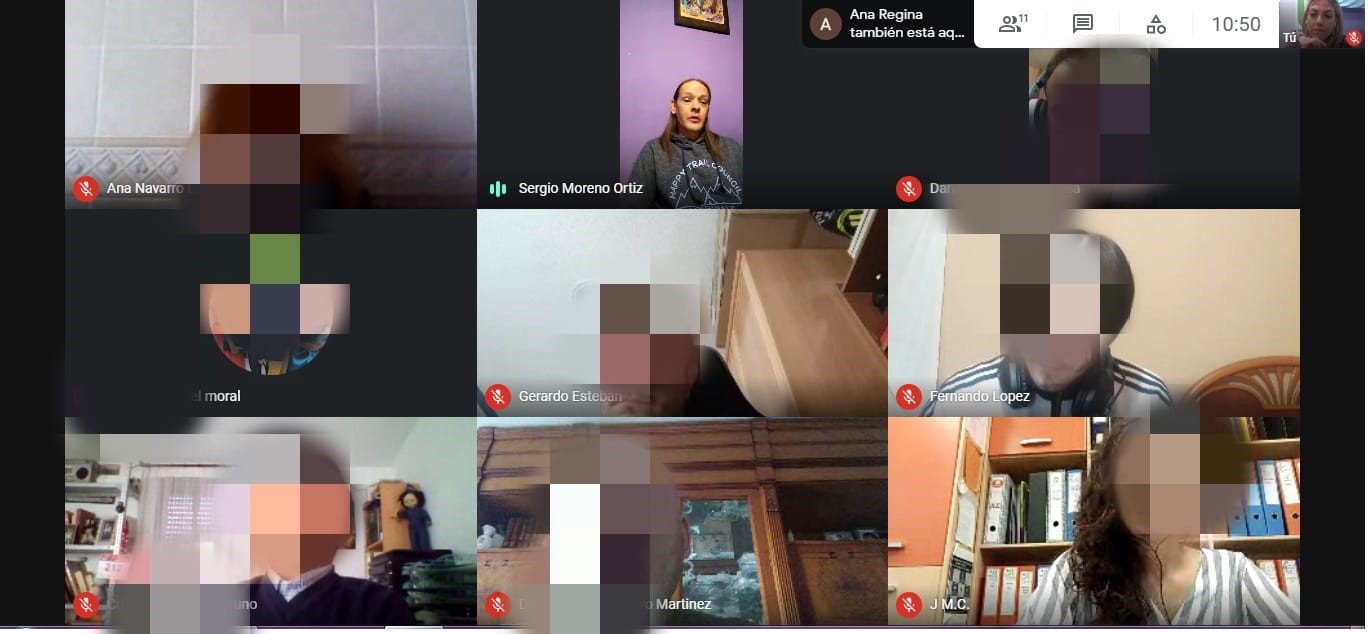 Sesión Grupal, Emprendimiento. Jaén Inclusiva, Programa Activa-T