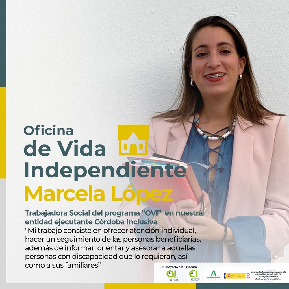  "Oficina de Vida Independiente" en Córdoba Inclusiva Cocemfe 