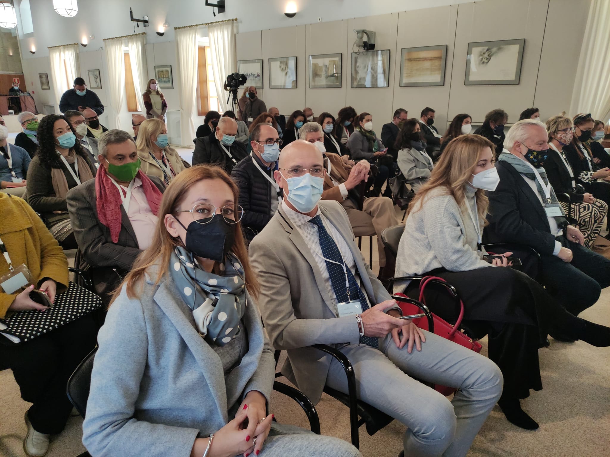 La ejecutiva de Andalucía Inclusiva COCEMFE en la conmemoracion del Día de las Personas con Discapacidad en el Parlamento de Andalucía