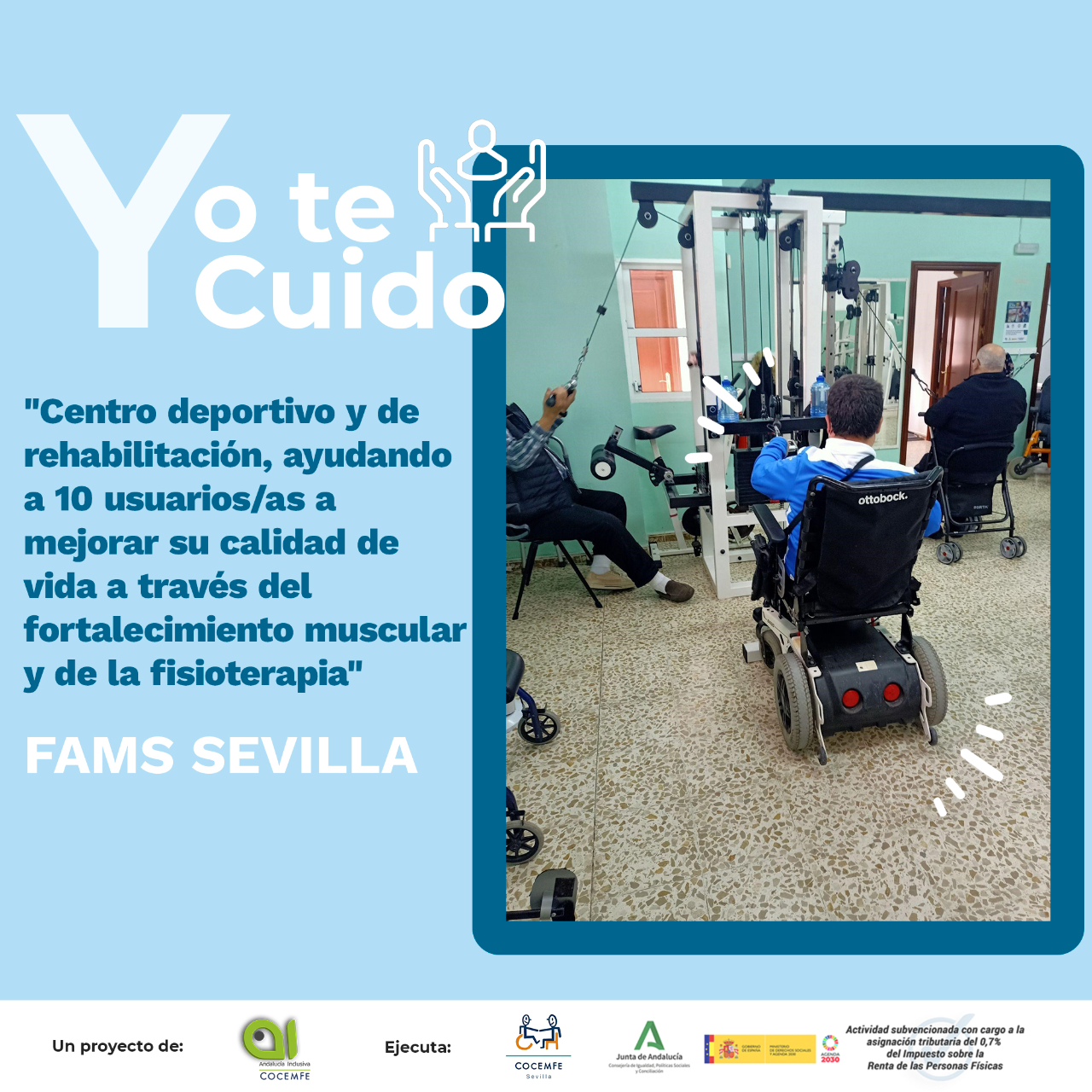 COCEMFESevilla reabre su centro deportivo y de rehabilitación