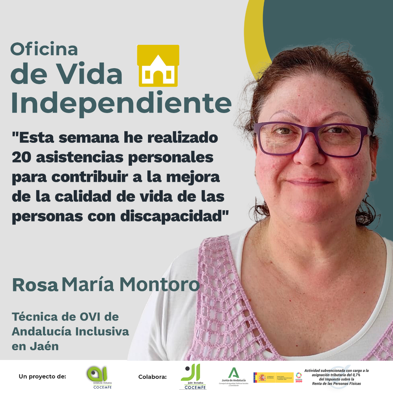 Rosa María Montoro tiene un mensaje para ti