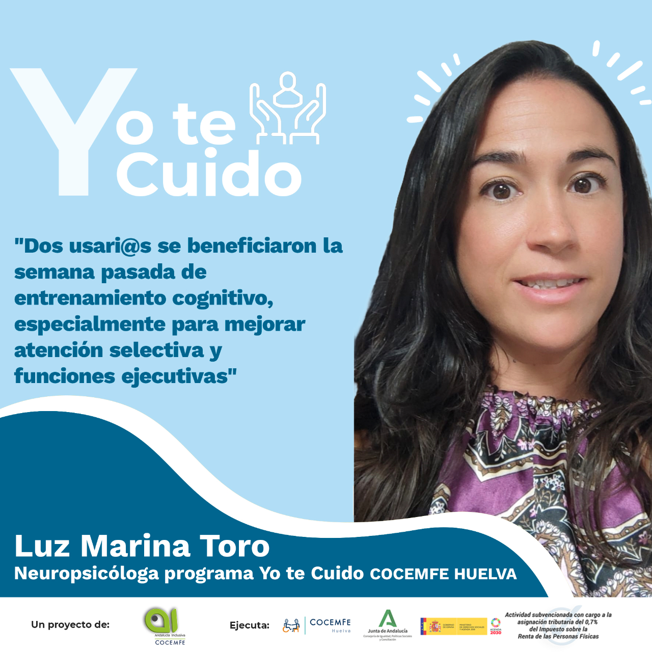 Luz Marina Toro nos explica su trabajo durante la semana pasada