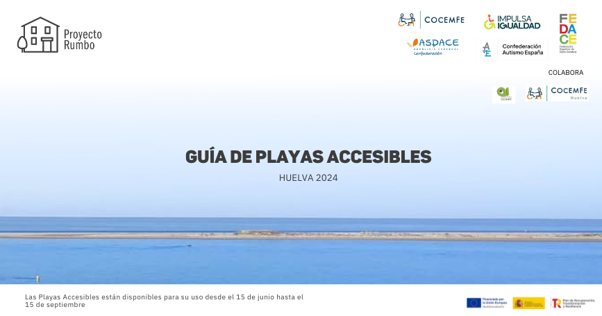 COCEMFE publica una nueva edición de la Guía de playas accesibles de Huelva