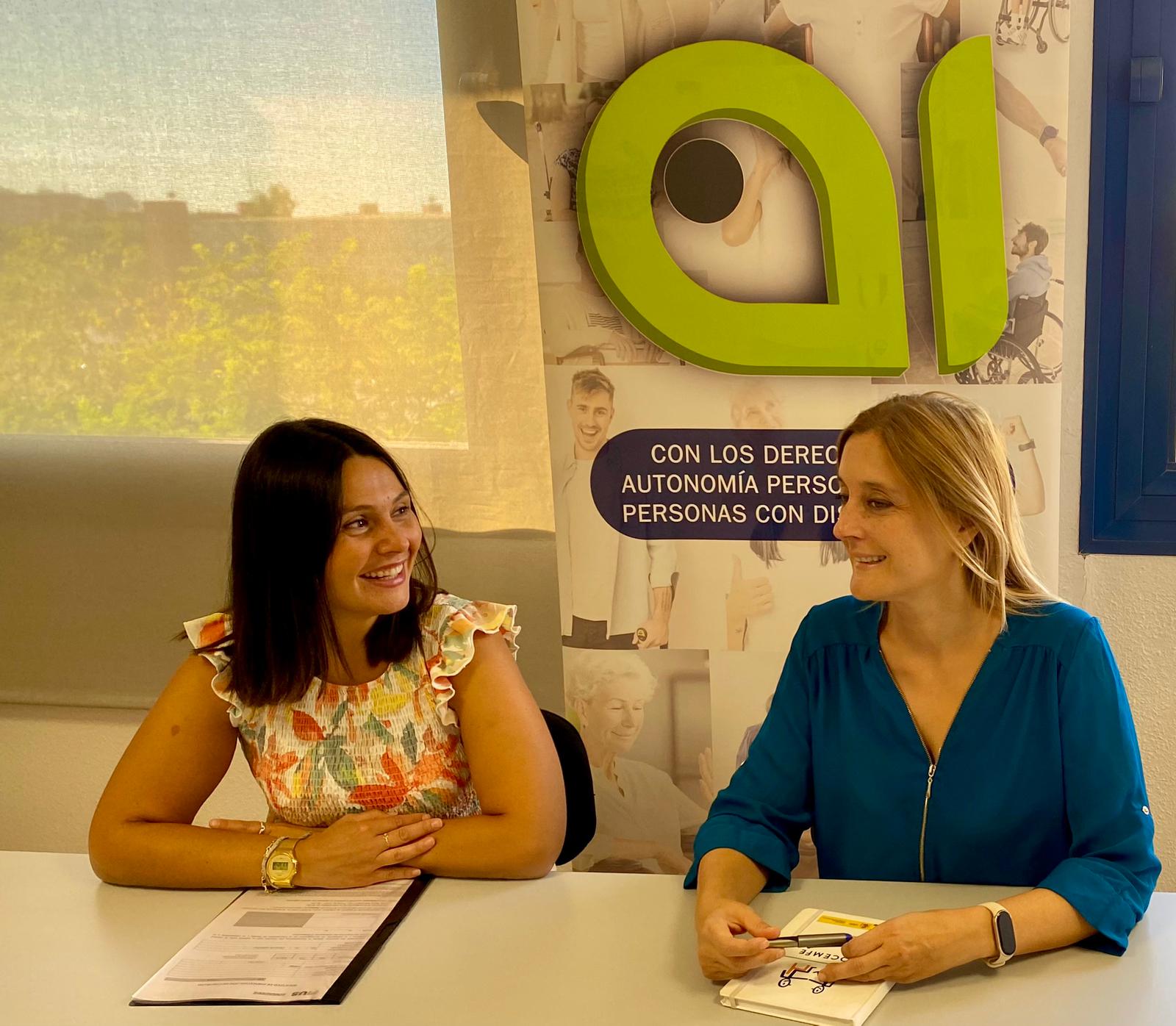Reunión junto a Ana Domínguez, profesora de Derecho del Trabajo y la Seguridad Social de la Universidad de Sevilla