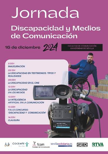 La delegada de inclusión inaugurará la jornada ‘Discapacidad y Medios de Comunicación’ en la FCOM
