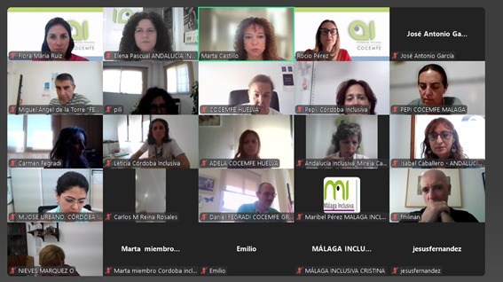 Andalucía Inclusiva COCEMFE celebra la Asamblea Ordinaria Anual.
