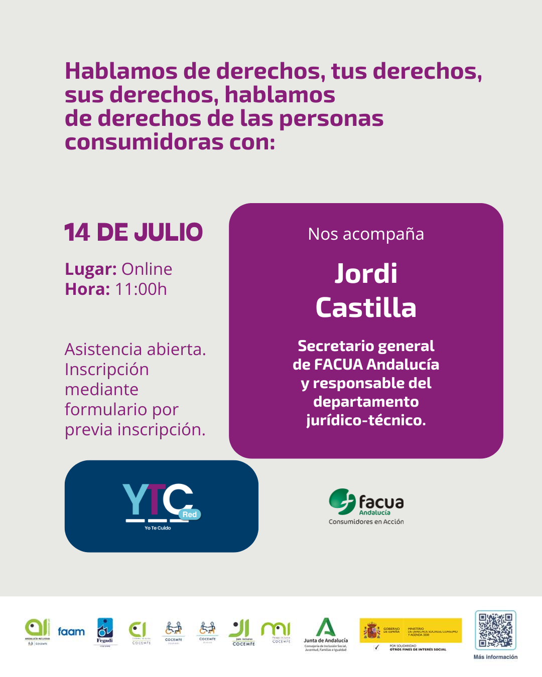 Jornada Derechos de las personas electrodependientes. 
