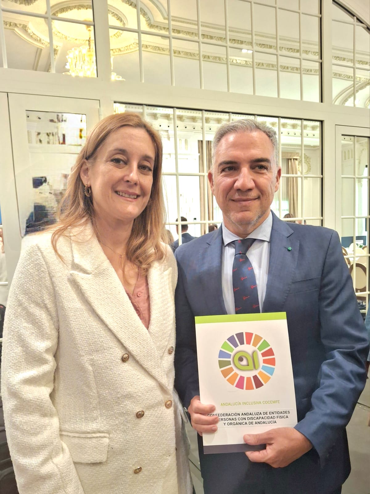 Desayuno informativo de Andalucía Inclusiva COCEMFE con Elías Bendodo, diputado nacional por la provincia de Málaga y vicesecretario de Política Autonómica y Municipal y Análisis Electoral del Partido Popular